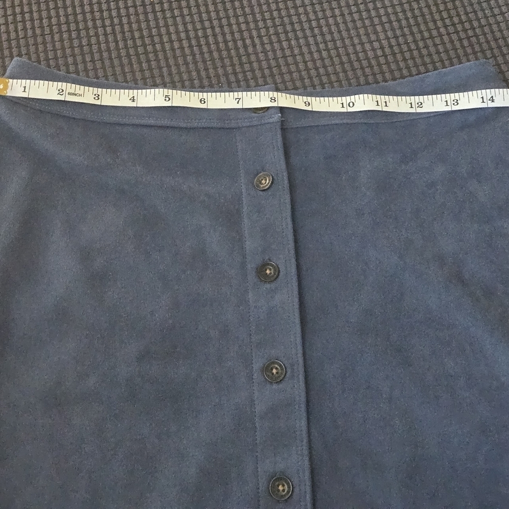 Abercrombie & Fitch Navy A-Line Skirt - Picture 6 of 8